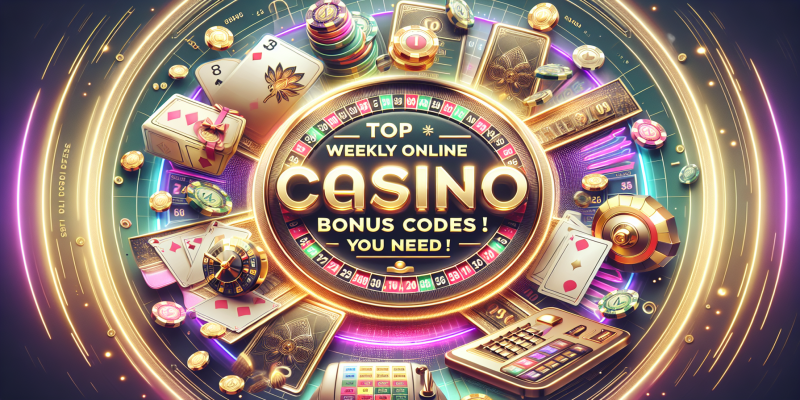 Top Weekly Online Casino Bonus Codes You Need!